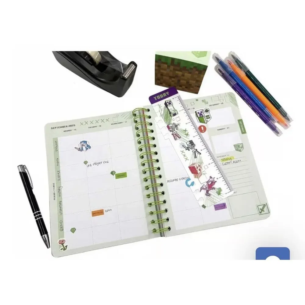 Insight Editions, Minecraft Mobs 2025- 2026 Academic Planner